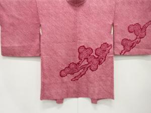 アンティーク　本総絞り　枝花模様絵羽織